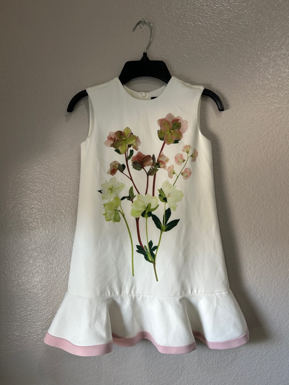 Victoria Beckham for Target Toddler Girl Party Floral Satin Dress, Size S Summer